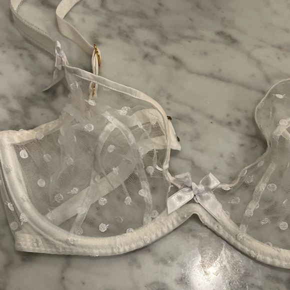 Agent Provocateur white Brie polka dot - Picture 8 of 9